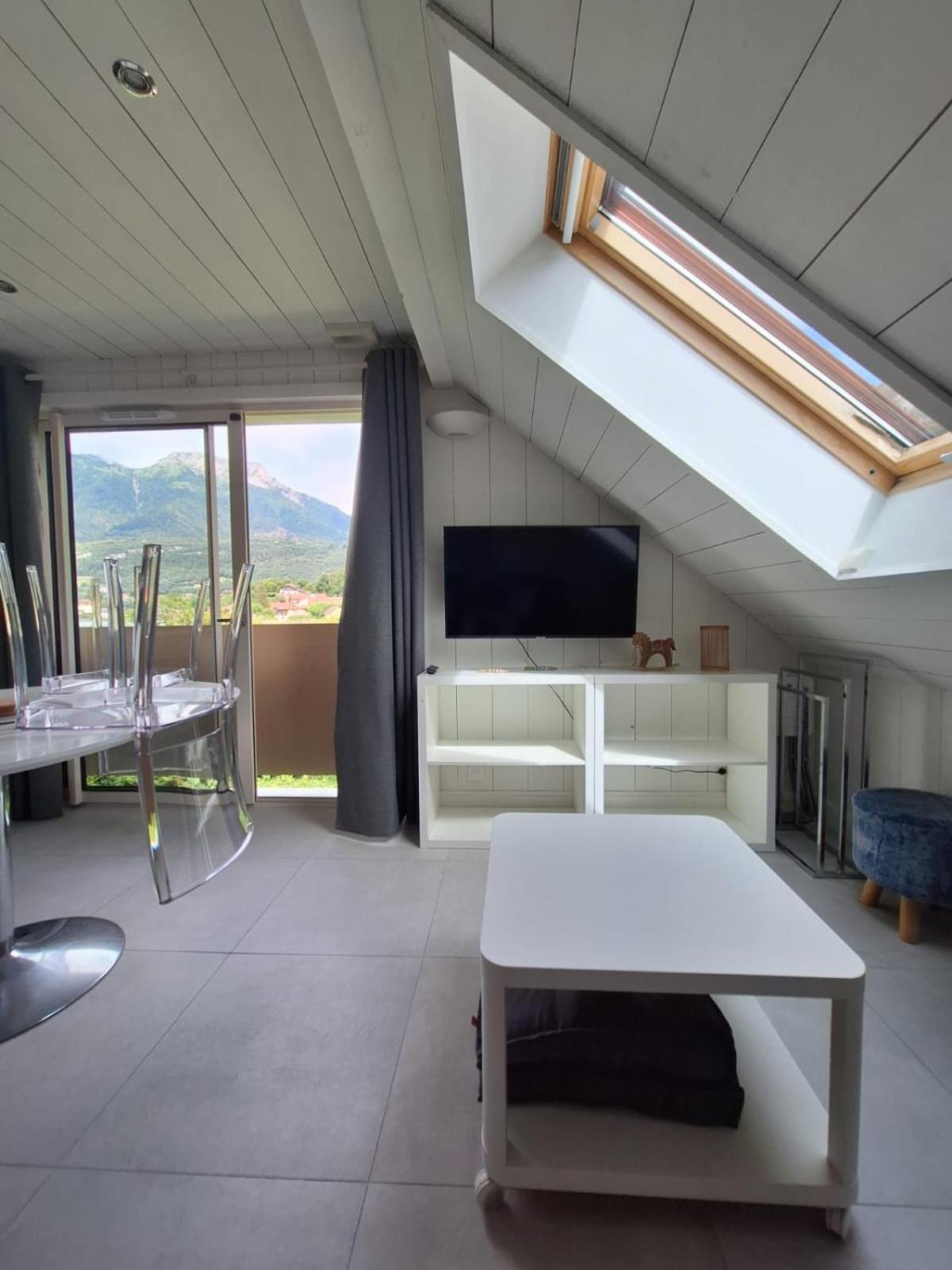 La Baie des Voiles 3 chambres 4 à 6 personnes au bord du lac plage privée Duingt Exterior foto